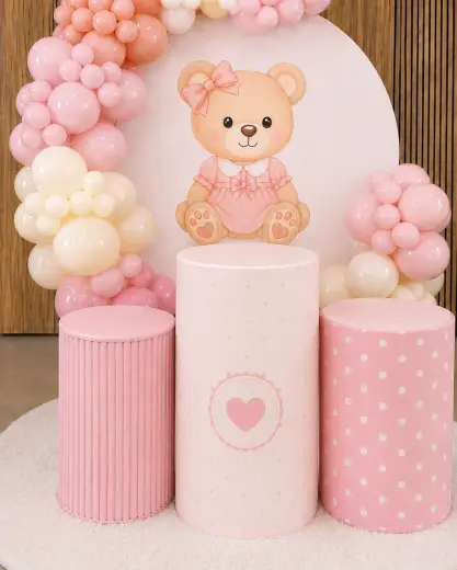 Osita Coqueta - decoración Baby Shower Niña en Bucaramanga