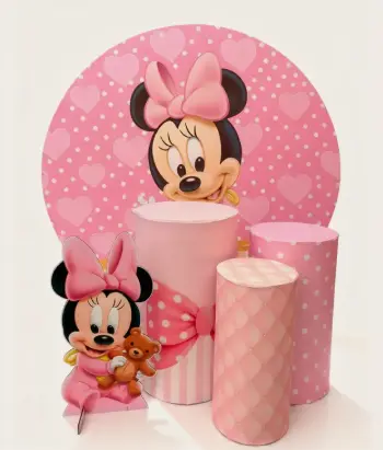 Minnie Baby Rosa - decoración Baby Shower Niña en Bucaramanga