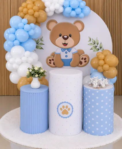 Osito Azul Cielo - decoración Baby Shower Niño en Bucaramanga