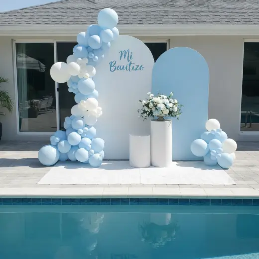 Mi Bautizo Cielo Azul - decoración Bautizo en Bucaramanga