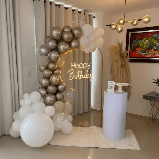 Nude Champagne - decoración Cumpleaños en Bucaramanga