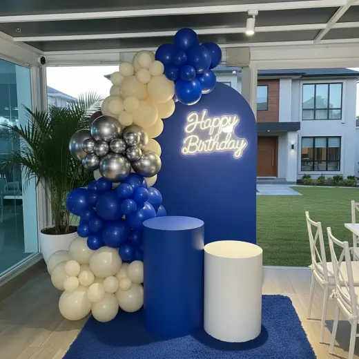 Azul Royal - Decoración de Cumpleaños para Hombre en Bucaramanga