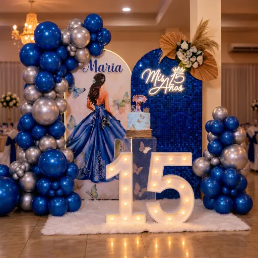 Decoración de 15 años