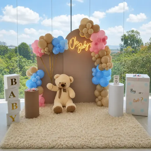 Oh Baby Celeste - decoración Revelación de Género en Bucaramanga