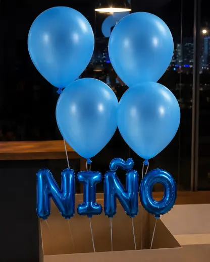 Sorpresa Azul Niño - decoración Revelación de Género en Bucaramanga