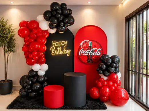 Clásica Coca-Cola - Decoración de Cumpleaños para Hombre en Bucaramanga