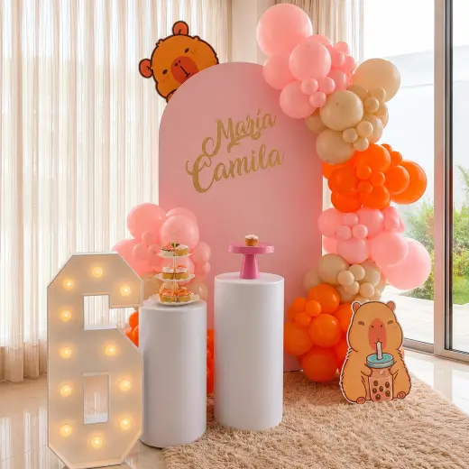 Capibara Party - decoración Cumpleaños Temático Niña en Bucaramanga