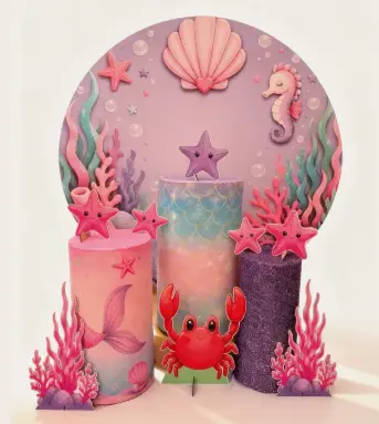Sirenita del Mar - decoración Cumpleaños Temático Niña en Bucaramanga