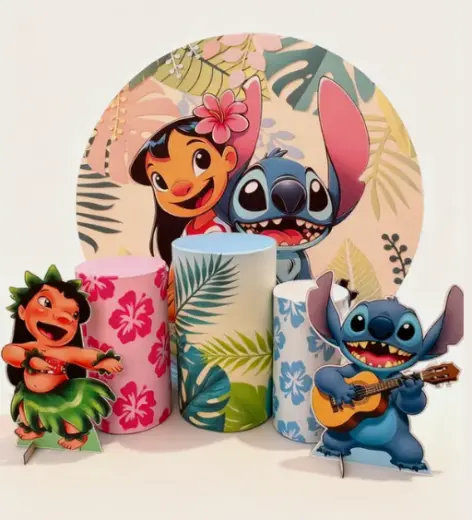 Lilo y Stitch Tropical - decoración Cumpleaños Temático Niña en Bucaramanga