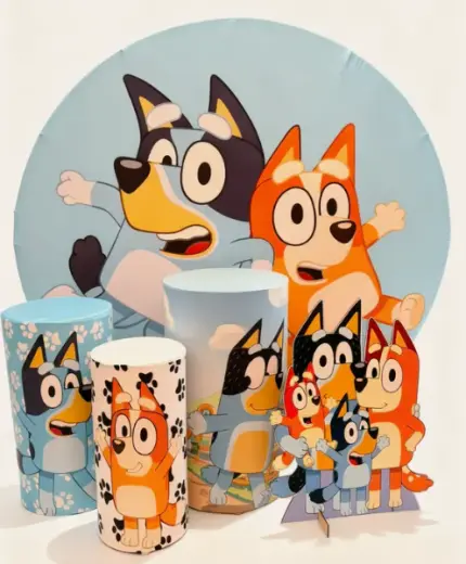Bluey y su Familia - decoración Cumpleaños Temático Niña en Bucaramanga