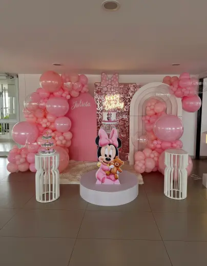 Minnie Bebé Rosa - decoración Cumpleaños Temático Niña en Bucaramanga