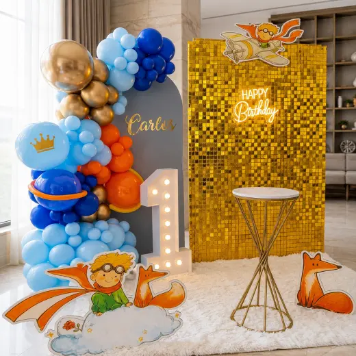 El Principito y su Zorro - decoración Cumpleaños Temático Niño en Bucaramanga