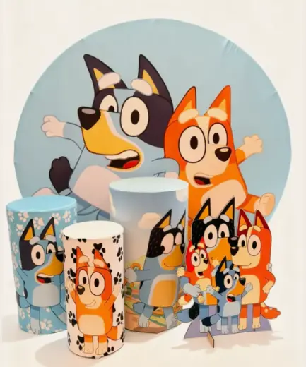 Familia Bluey - decoración Cumpleaños Temático Niño en Bucaramanga
