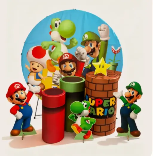 Aventura Mario Bros - decoración Cumpleaños Temático Niño en Bucaramanga