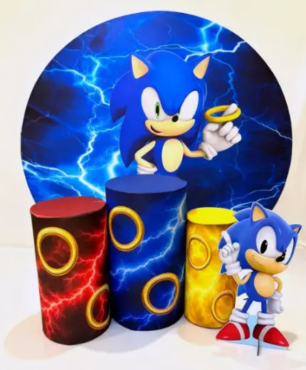 Sonic Supersónico - decoración Cumpleaños Temático Niño en Bucaramanga